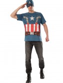 Retro Captain America T-Shirt and Mask, halloween costume (Retro Captain America T-Shirt and Mask)