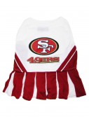 San Francisco 49ers Cheerleader Dog Costume, halloween costume (San Francisco 49ers Cheerleader Dog Costume)