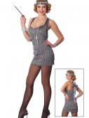 Sexy Silver Lindy Lace Flapper Costume, halloween costume (Sexy Silver Lindy Lace Flapper Costume)