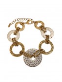 Silver and Gold Loop Bracelet, halloween costume (Silver and Gold Loop Bracelet)