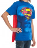 Superman S Shield Cape T-Shirt, halloween costume (Superman S Shield Cape T-Shirt)