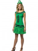 Teen Crayola Emerald Glitz Dress, halloween costume (Teen Crayola Emerald Glitz Dress)