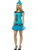 Teen Crayola Steel Blue Glitz Dress, halloween costume (Teen Crayola Steel Blue Glitz Dress)