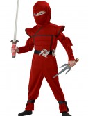 Toddler Red Stealth Ninja Costume, halloween costume (Toddler Red Stealth Ninja Costume)