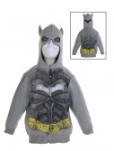 Toddler Silver Batman Costume Hoodie, halloween costume (Toddler Silver Batman Costume Hoodie)