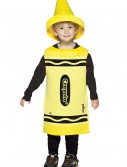 Toddler Yellow Crayon Costume, halloween costume (Toddler Yellow Crayon Costume)
