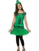 Tween Crayola Emerald Glitz Dress, halloween costume (Tween Crayola Emerald Glitz Dress)
