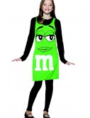 Tween M&M Green Tank Dress, halloween costume (Tween M&M Green Tank Dress)