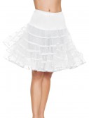 White Knee Length Petticoat, halloween costume (White Knee Length Petticoat)