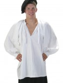 White Renaissance Peasant Shirt, halloween costume (White Renaissance Peasant Shirt)