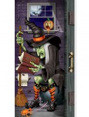 Witch Bathroom Door Cover, halloween costume (Witch Bathroom Door Cover)