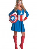 Women's Captain America Costume, halloween costume (Women's Captain America Costume)