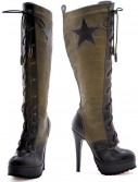 Womens Military Boots, halloween costume (Womens Military Boots)
