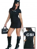 Women's Sexy CSI Costume, halloween costume (Women's Sexy CSI Costume)