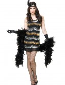 Women's Spikes & Tear Drops Flapper Costume, halloween costume (Women's Spikes & Tear Drops Flapper Costume)