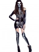 Womens X-Rayed Skeleton Dress Costume, halloween costume (Womens X-Rayed Skeleton Dress Costume)