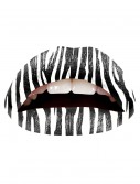 Zebra Lip Applique, halloween costume (Zebra Lip Applique)