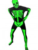 Mens Glow Skeleton Morphsuit, halloween costume (Mens Glow Skeleton Morphsuit)