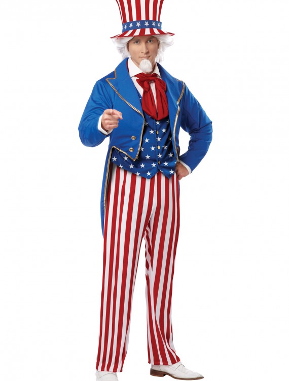 Deluxe Uncle Sam Costume, halloween costume (Deluxe Uncle Sam Costume)