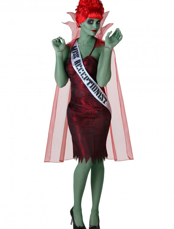 Plus Size Miss Dead Receptionist Costume, halloween costume (Plus Size Miss Dead Receptionist Costume)