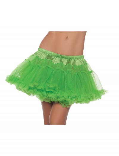 12" Green 2-Layer Petticoat, halloween costume (12" Green 2-Layer Petticoat)