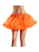12" Orange 2-Layer Petticoat, halloween costume (12" Orange 2-Layer Petticoat)