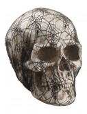 14 inch Laced Spider Web Skull, halloween costume (14 inch Laced Spider Web Skull)