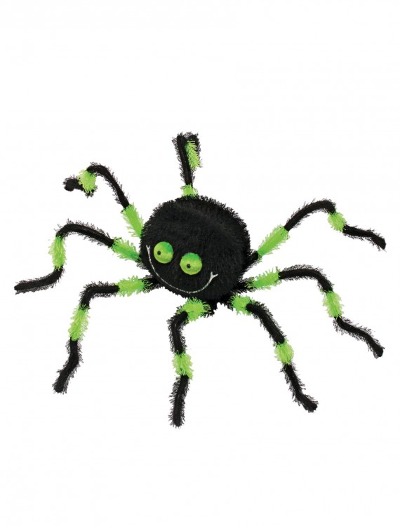20" Posable Friendly Spider GR/BK, halloween costume (20" Posable Friendly Spider GR/BK)