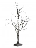 35" Black Tree with Glitter and 30 LED Lights, halloween costume (35" Black Tree with Glitter and 30 LED Lights)