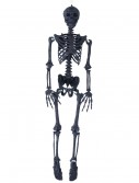 35.5" Black Glitter Skeleton, halloween costume (35.5" Black Glitter Skeleton)