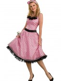 50s Polka Dot Prom Dress, halloween costume (50s Polka Dot Prom Dress)