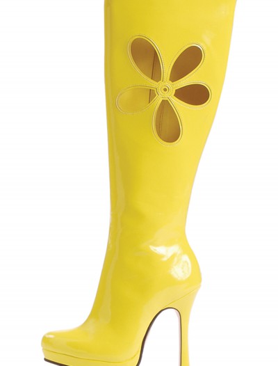 70's Yellow Ladies Boots, halloween costume (70's Yellow Ladies Boots)