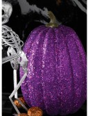 7.5" Tall Purple Glitter Pumpkin, halloween costume (7.5" Tall Purple Glitter Pumpkin)
