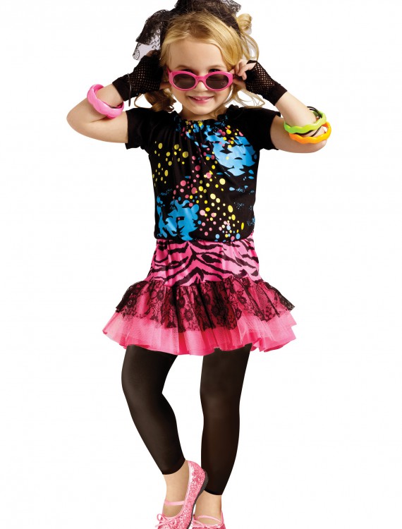 80s Pop Party Toddler Costume, halloween costume (80s Pop Party Toddler Costume)