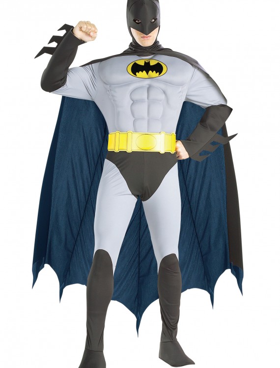 Adult Batman Muscle Costume, halloween costume (Adult Batman Muscle Costume)