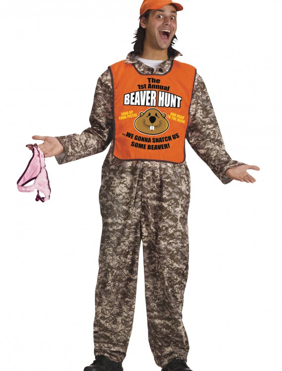 Adult Beaver Hunter Costume, halloween costume (Adult Beaver Hunter Costume)