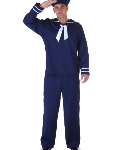 Adult Blue Sailor Costume, halloween costume (Adult Blue Sailor Costume)