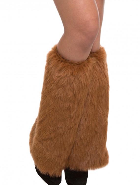 Adult Brown Furry Leg Warmers, halloween costume (Adult Brown Furry Leg Warmers)