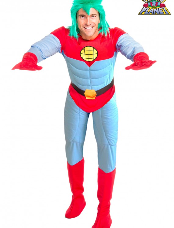 Adult Captain Planet Costume, halloween costume (Adult Captain Planet Costume)