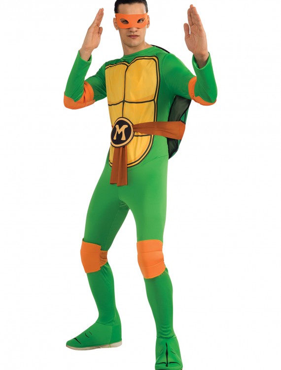 Adult Classic TMNT Michelangelo Costume, halloween costume (Adult Classic TMNT Michelangelo Costume)