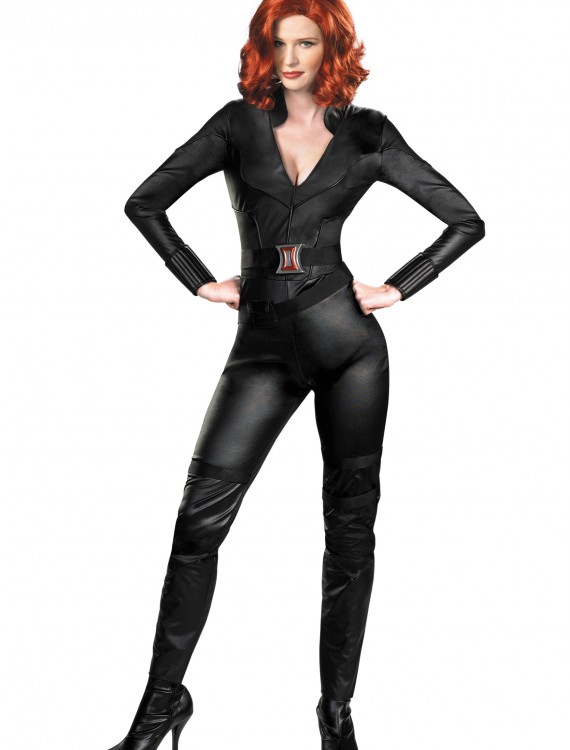 Adult Deluxe Avengers Black Widow Costume, halloween costume (Adult Deluxe Avengers Black Widow Costume)