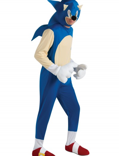 Adult Deluxe Sonic Costume, halloween costume (Adult Deluxe Sonic Costume)