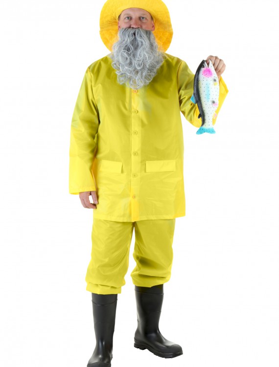 Adult Fisherman Costume, halloween costume (Adult Fisherman Costume)