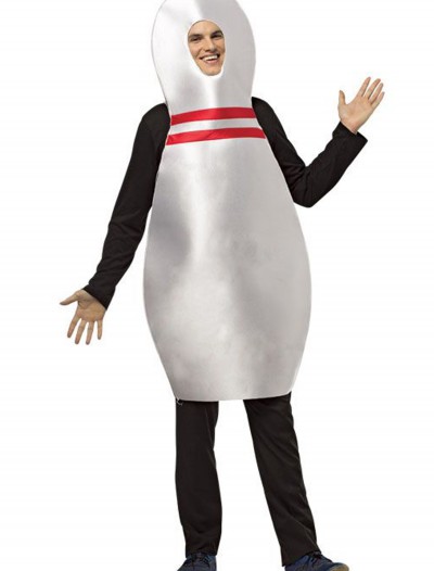Adult Get Real Bowling Pin Costume, halloween costume (Adult Get Real Bowling Pin Costume)