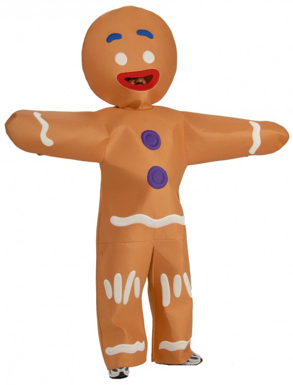 Adult Gingerbread Man Costume, halloween costume (Adult Gingerbread Man Costume)