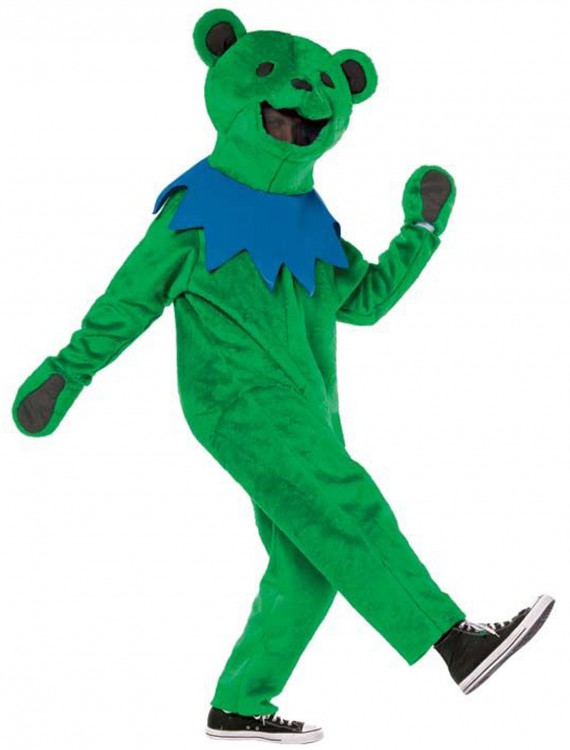 Adult Grateful Dead Green Dancing Bear Costume, halloween costume (Adult Grateful Dead Green Dancing Bear Costume)
