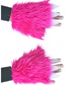 Adult Hot Pink Furry Hand Covers, halloween costume (Adult Hot Pink Furry Hand Covers)