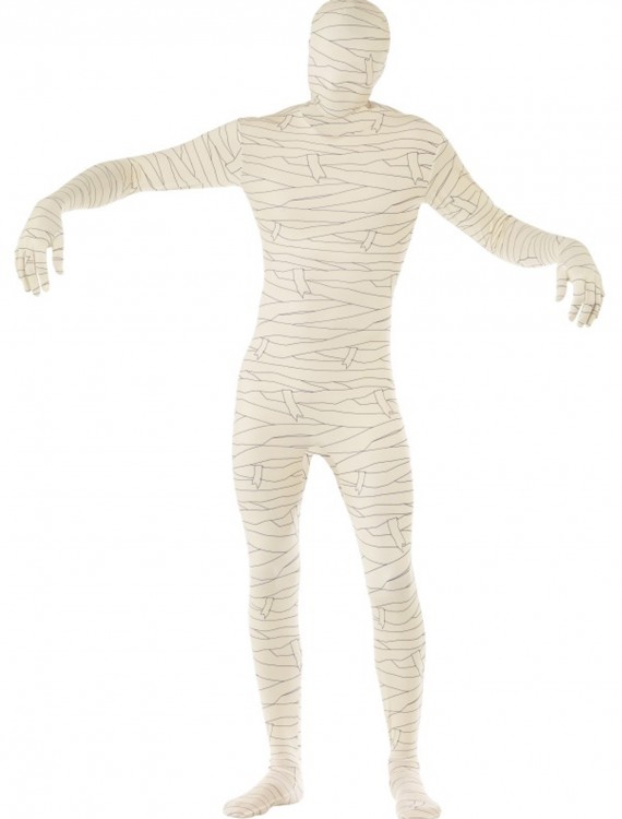 Adult Mummy Second Skin Costume, halloween costume (Adult Mummy Second Skin Costume)