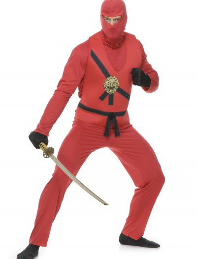 Adult Red Ninja Avengers Series I Costume, halloween costume (Adult Red Ninja Avengers Series I Costume)