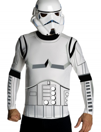 Adult Stormtrooper Top and Mask, halloween costume (Adult Stormtrooper Top and Mask)